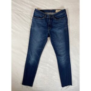 IMOGENE AND WILLIE VIRGINIA‎ Women Jeans Blue Wash Distressed Raw Hem Denim 30
